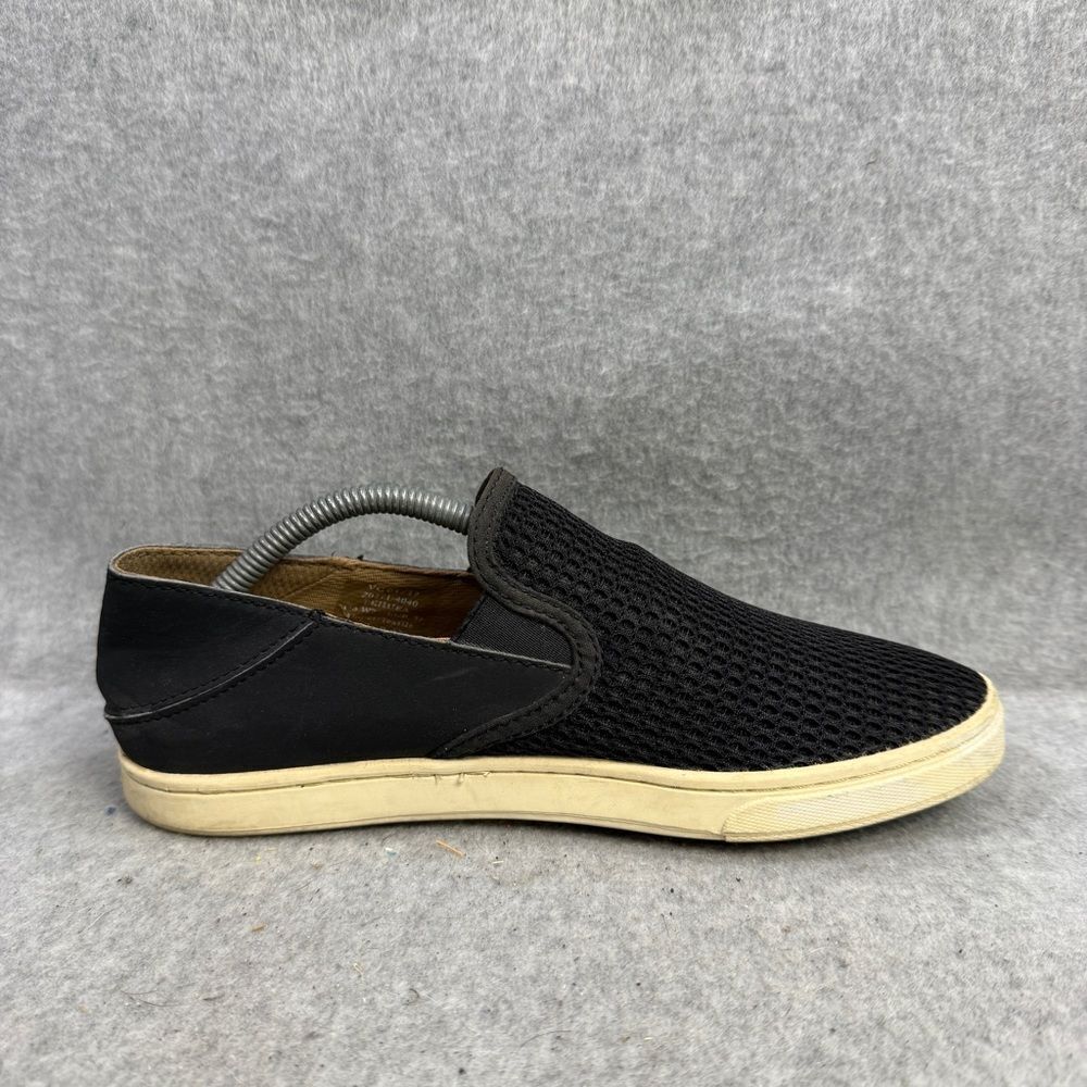 Olukai Womens Shoes Size 7 Pehuea Dark Slip On Low Top Comfort Casual Sneakers - Picture 6 of 10
